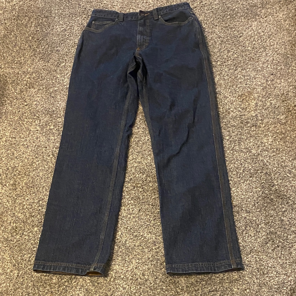 Duluth Trading Co. Flex Ballroom Menâs Jeans. Size 32x34